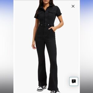 NWT Bootcut Denim Jumpsuit Fit for Success - Good American